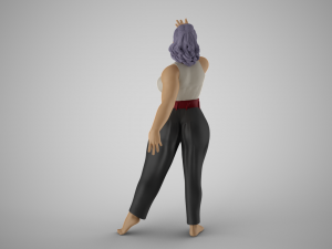 Woman Light as a Feather 3D-printmodel