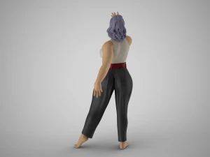 Woman Light as a Feather 3D Print Model