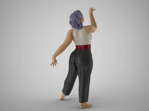 Woman Light as a Feather 3D Print Model