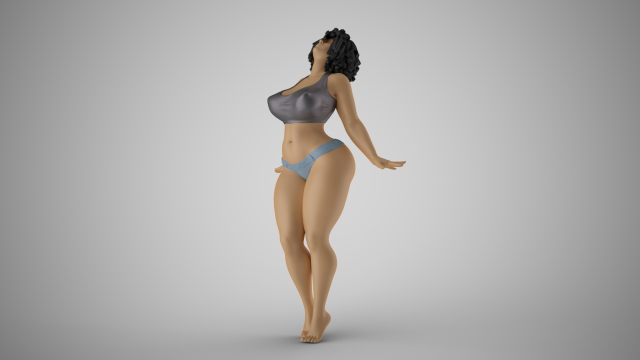 Soul Captive Woman 3D-printmodel .c4d .max .obj .3ds .fbx .stl .blend 
