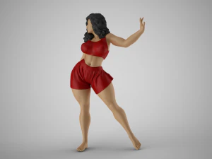 神秘的女人 3D 打印模型