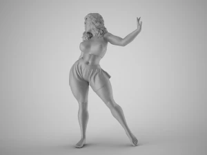 Enigmatic Woman 3D Print Model