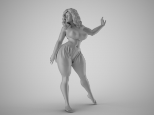 Enigmatic Woman Modèles 3D en vedette