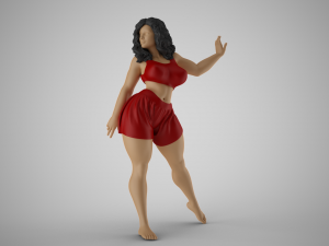 Enigmatic Woman Modèles 3D en vedette