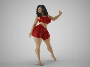 Enigmatic Woman 3D Print Model