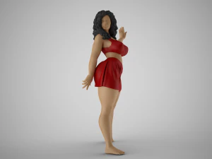 Enigmatic Woman 3D Print Model
