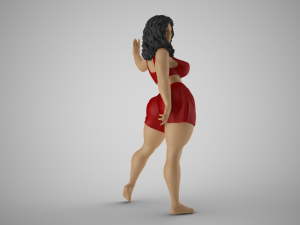 Enigmatic Woman Modèles 3D en vedette