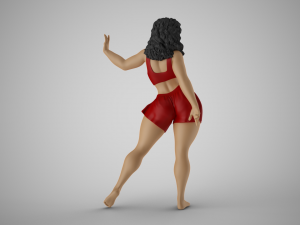 Enigmatic Woman Modèles 3D en vedette