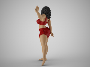 Enigmatic Woman Modèles 3D en vedette
