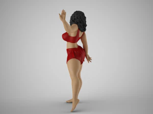 Enigmatic Woman 3D Print Model