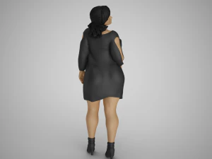 Reckless Heavy Woman 3D Print Model