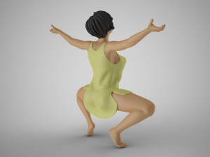 Liberated Woman 3D-printmodel