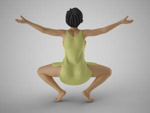 Liberated Woman 3D-printmodel