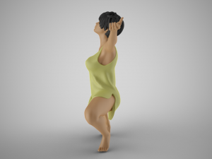 Liberated Woman 3D-printmodel