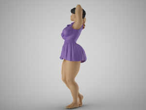 Girl Coming out of Depression 3D 프린트 모델
