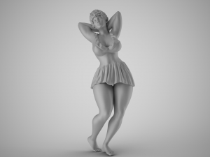 Girl Coming out of Depression Modelo de Impressão 3D
