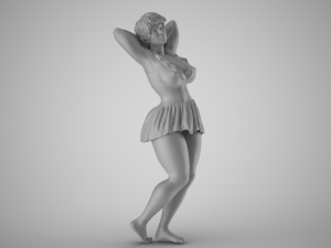 Girl Coming out of Depression Modelo de Impressão 3D