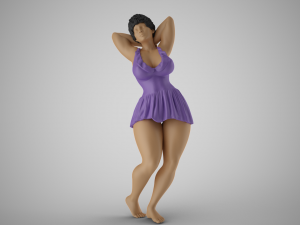 Girl Coming out of Depression Modelo de Impressão 3D