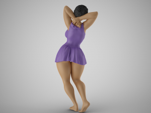 Girl Coming out of Depression Modelo de Impressão 3D