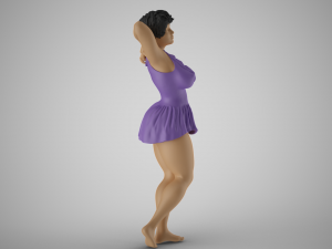 Girl Coming out of Depression Modelo de Impressão 3D