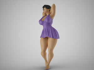 Girl Coming out of Depression Modelo de Impressão 3D