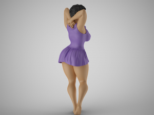 Girl Coming out of Depression Modelo de Impressão 3D