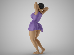 Girl Coming out of Depression Modelo de Impressão 3D