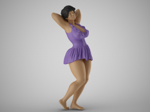 Girl Coming out of Depression Modelo de Impressão 3D