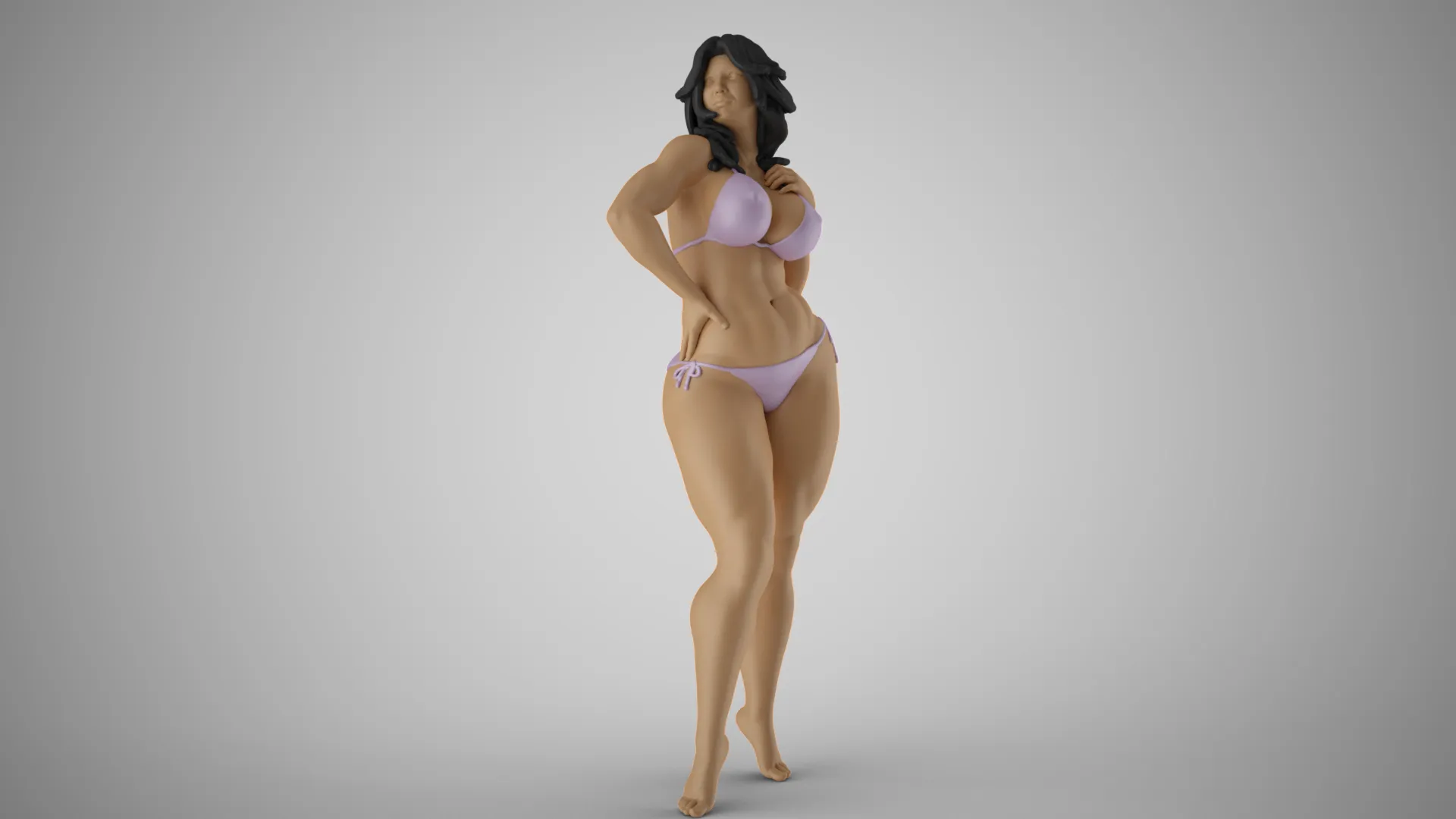 날씬함 2 3D 프린트 모델 .c4d .max .obj .3ds .fbx .stl .blend 