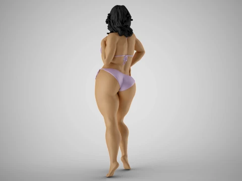 날씬함 2 3D 프린트 모델