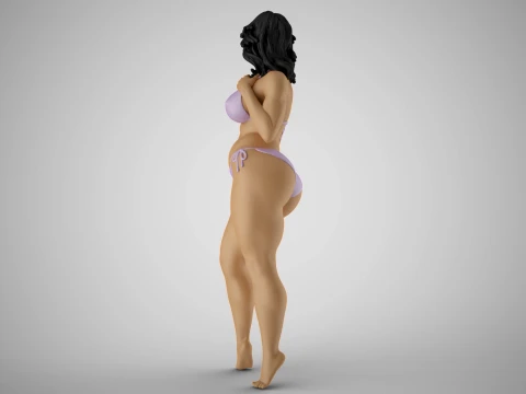 날씬함 2 3D 프린트 모델