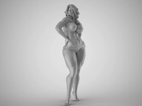 날씬함 2 3D 프린트 모델