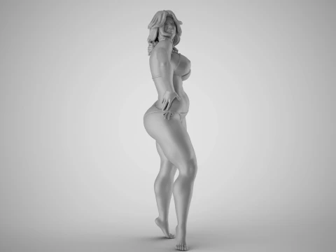날씬함 2 3D 프린트 모델