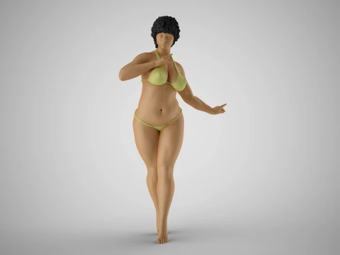 날씬함 3D 프린트 모델