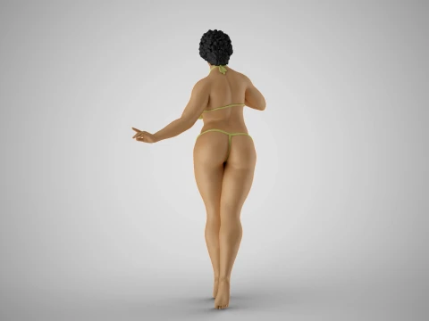 날씬함 3D 프린트 모델