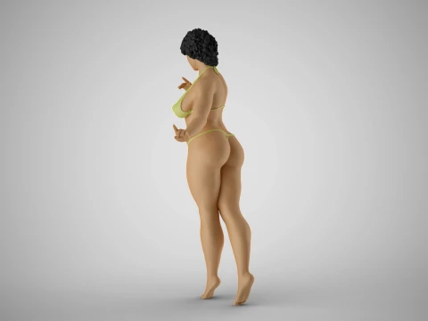 날씬함 3D 프린트 모델