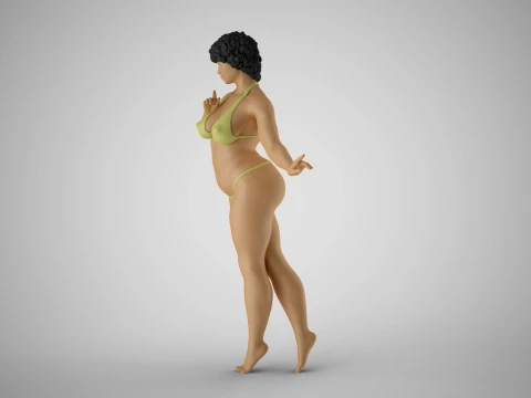 날씬함 3D 프린트 모델