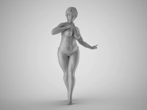 날씬함 3D 프린트 모델