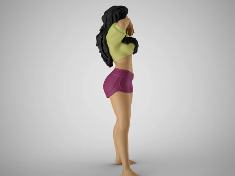 날씬함 3 3D 프린트 모델
