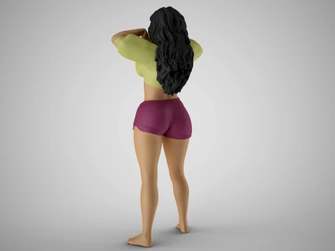 날씬함 3 3D 프린트 모델