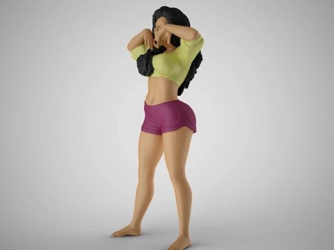 날씬함 3 3D 프린트 모델