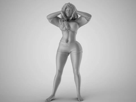 날씬함 3 3D 프린트 모델