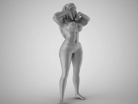 날씬함 3 3D 프린트 모델
