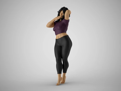 Admire Her Beauty 3D Print Model