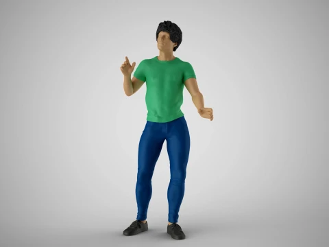 İnsan Yolunu Seçer 3D Baskı Modeli