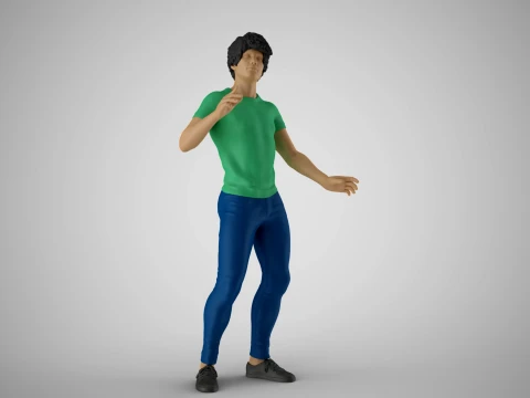 Man Chooses His Way 3D Print Model