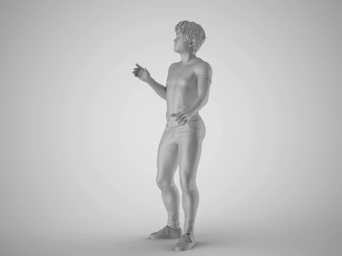 Man Chooses His Way 3D Print Model
