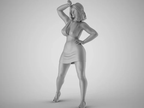 Admire Her Beauty 2 3D Print Model