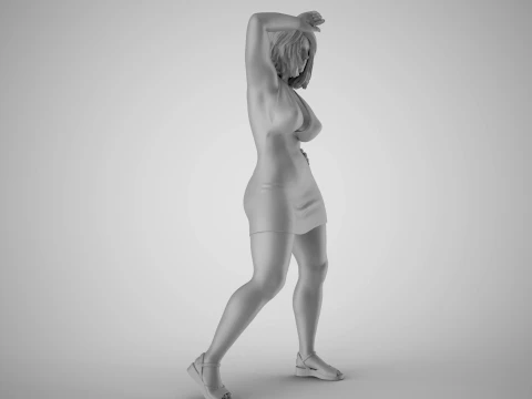 Admire Her Beauty 2 3D Print Model