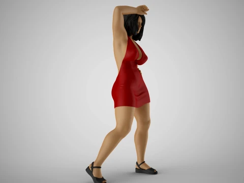 Admire Her Beauty 2 3D Print Model
